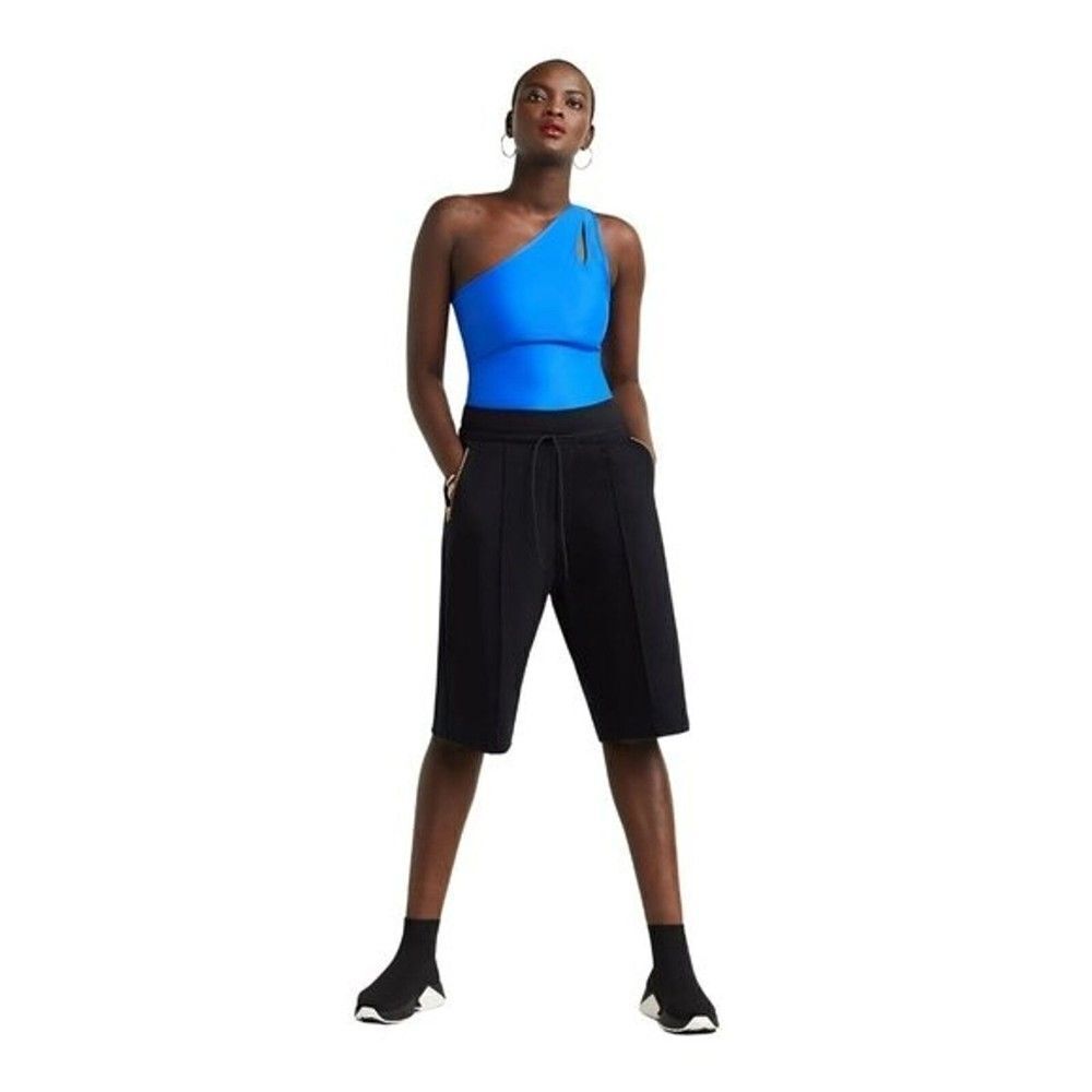 Cropped Jogger Pants Utility Relaxed GSTQ  Drawstring Black Style GS21B059 Small